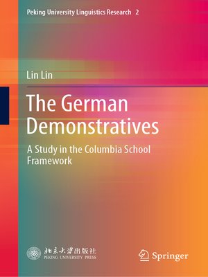cover image of The German Demonstratives